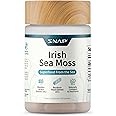 Snap Supplements - Irish Sea Moss Capsules w/Bladderwrack, Burdock Root & Iodine Energy Support | Seamoss to Elevate Mood, Strengthen Immunity & Digestion, Renew Skin Tone - Seamoss Pills | 60 Caps