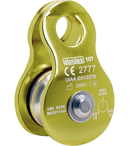 MAGT Anneau d'escalade 8, descendeur de Corde Haute résistance 35KN en Alliage d'aluminium Figure 8 descendeur de Corde Anneau de Descente d'escalade Durable pour l'escalade(Orange
