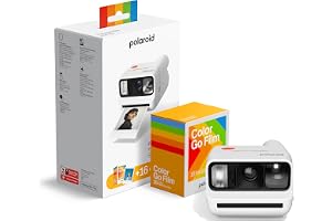 Polaroid - Bundle Instant Camera Go Gen 3 White + Go Color Film (16 Photos)