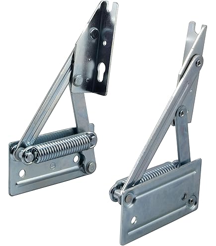 Supporto A Ribalta Hettich Lift 90° - Acciaio Nichelato, Coppia, Per Mobili - Foto 4