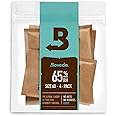 Boveda 65% Two-Way Humidity Control Packs For Aging & Long-Term Storage in Plastic & Wood Containers – Size 60 – 4 Pack – Moisture Absorbers – Humidifier Packs – Hydration Packets in Resealable Bag