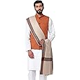 Weavers Villa Men's Woven Border Woollen Lohi/Shawl [50" X 100"]