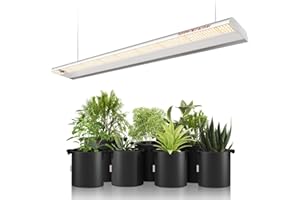 SPIDER FARMER SF600 Grow Lights Full 2x4ft Coverage Spectrum Grow Light for Indoor Plants Slim Design 384 Diodes LEDs Grow Lights Hydroponics Seedling Veg Flower Bloom High Efficiency Growing Lamp