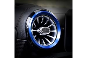 HIGH FLYING per Classe A W177 V177, CLA C118 X118 2019-2022 Cornici dei Interno Ventilazione Metallo 7 Pezzi, Blu