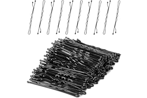 AnAsh Hair Pins 60 Pcs, Bobby Pins for Women, Hair Grips for Thick, Thin, Wavy, Curly, Long and Short Hair, Perfect for daily Wearing, Casual, Party, Travel, & Weddings (Black)