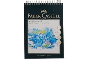 Faber-Castell Art & Graphic spiralbindning akvarellblock, A5 300 g/m² block med 10 ark