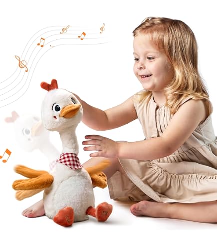 Girafe Musicale Dansante Et Parlante - Jouet Interactif Avec Lumières, Enregistrement Vocal - Rechargeable, Pour Enfants - 4