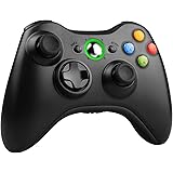 Zexrow Wireless Controller for Xbox 360, xbox 360 Game Controller Gamepad, Buttons Improved Ergonomic Design Joystick for Mic