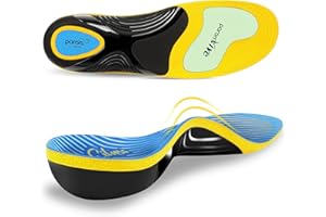 Cilnos Solette Ortopediche con Supporto dell’Arco Alto, Solette Scarpe per Fascite Plantare, Piedi Piatti, Sperone Calcaneare e Dolori ai Piedi, Suole Scarpe per Comfort Tutto il Giorno - L