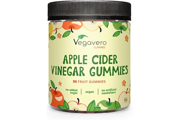 Gummies Vinaigre de Cidre | Sans Sucres Ajoutés & Vegan | Digestion + Glycemie | Vegavero®