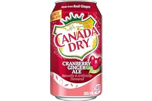Canada Dry Diet Cranberry Ginger Ale Fridge Pack Cans, 355 mL, 12 Pack