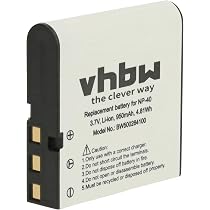 Vhbw 2x Akku Für Kodak Pixpro AZ521, AZ522, AZ501 & Mehr – 950 MAh, 3,6V Li-Ion (Ersatz Für LB-060)
