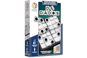 SMARTGAMES Smart Games - De Dados | Rompecabezas Niños 10 Años O Más | Juegos De Mesa Niños 10 Añoso Más | Rompecabezas Adultos De Lógica | Juegos De Viaje De 1 Jugador con 60 Desafíos
