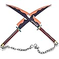 Cosplay Prop Replica Demon Slayer Tengen Uzui Nichirin Wooden Blades