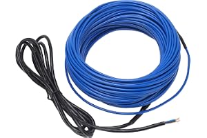 Värmekabel 20 m, 300 W, IP68 vattentät frysskyddskabel för rör, värmetejp för vinterbruk – snabb uppvärmning och mångsidig användning