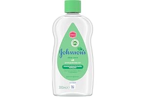JOHNSON'S BABY Johnson's Aloe Vera olejek dla niemowląt 300 ml – pozostawia skórę miękką i gładką – idealny do skóry wrażliwej