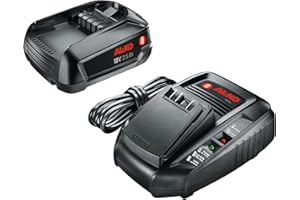 AL-KO 18 V Bosch Home and Garden Compatible Kit Complet avec Batterie B50 Li (2,5 Ah) et Chargeur C50 Li