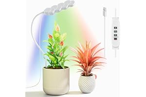 Diivoo Grow Light for Indoor Plant,Plant Light 6000K Full Spectrum Led Grow Light,10 Dimming Levels with Timer Function Auto 4/8/12/18,Ideal Choice for Foliage Plants