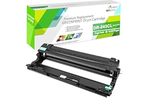 GREENPRINT DR-243CL DR243CL Unidad Cartucho de Tambor Compatible 18000 páginas para Brother HL-L3210CW L3230CDW L3270CDW DCP-L3510CDW L3550CDW MFC-L3710CW L3730CDN L3750CDW L3770CDW (1*Negro,Alto Rendimiento)