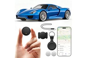 TKIMAT GPS Tracker for Vehicles, Mini Portable Magnetic Car Tracker Work with iOS and Android Full Global Coverage GPS Tracker Car for Kids,Pets,No Subscription Required/No Monthly Fee/No SIM Card Required