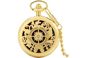 Doukesh Brújula Retro,Brújula Luminosa,Brujula de Orientacion,Brújula de Bolsillo de Metal,Reloj de Bolsillo de Brújula,Brújula de Navegación,Brújula Senderismo,Brújula Pequeña,Brújula Regalo