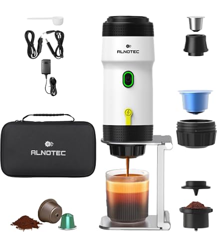 3-in-1 Portable Espressomaschine – Für Nespresso, Dolce Gusto & Gemahlenen Kaffee
