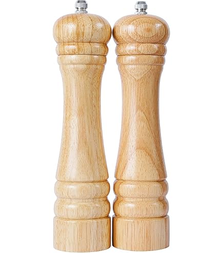 Macinapepe E Sale In Legno - Regolabile Con Meccanismo Ceramica, 22 Cm, Include Accessori - Foto 6