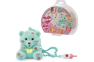 GIOCHI PREZIOSI COCCOLOTTI, Ourson interactif, Qui te fait des bisous, Effets lumineux, Modèle Vert, Pour les enfants à partir de 3 ans, CCL091