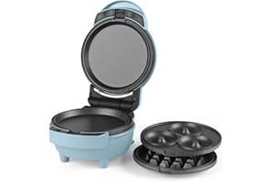 Giles & Posner 3-in-1 Mini-Bites Maker – Antihaftplatten, Donut-, Waffel- & Pfannkuchenmaker, 3 Min Vorheizzeit, Rutschfeste Füße, Leicht zu Reinigen, Betriebsanzeige, Süße Leckereien, 400W