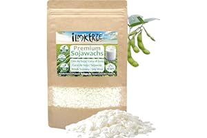 Ilmkerze® Premium Sojawachs Flocken 250 g | für Behälter-Kerzen DIY | natürlich | nachhaltig | palmölfrei | Verschiedene Größen