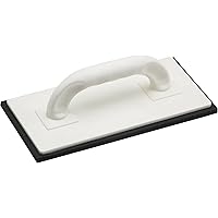 Meister Reibebrett Kunststoff - 280 x 140 mm - Zellkautschuk-Belag / PU-Reibebrett für Maurer und Fliesenleger…