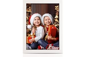 Zemiu Premium A4 Picture Frame, Photo Frame in Size 29.7x 21 cm Use for Certificate/Wall Gallery/Photo Picture, with Clear Perspex Sheet & Wall Mounted Hook -White