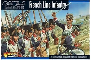 WARLORD GAMES BlackPowder Napoleonic French Line Infantry - 24 Hard Plastic And Metal by Black Powder