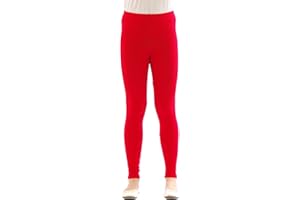 YESET Kinder Mädchen Leggings lang Blickdicht aus Baumwolle Hose Jungen