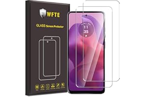 WFTE [2-Pack Protector de Pantalla para Motorola Moto G24,9H Dureza,Huellas Dactilares Libre,Sin Burbujas,Cristal Templado Protector de Pantalla Motorola Moto G24