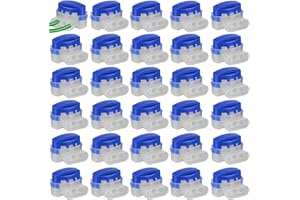 Supamz Conector de cable, 30 unidades de conectores de cable para robot cortacésped, cortacésped Automower 314, resistente al agua, terminales de cable, conectores para robot cortacésped Gardena