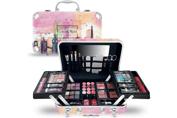 GLOSS ! Mallette de Maquillage – Coffret Beauté Femme – Palette Complète – Idée Cadeau Tendance – Fashion Week