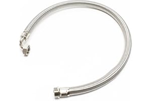 WILTEC Tubo flessibile in acciaio 0,7m DN25 (1 pollice) per autoclave Tubo corazzato Serbatoio a membrana