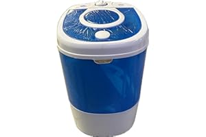 DCG Eltronic ML5950 Portatile Caricamento dall'alto 2kg Blu, Bianco lavatrice