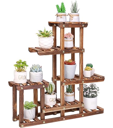 G TALECO GEAR Supporto Per Piante A 5 Ripiani In Metallo – Angolare Per Interni Ed Esterni, Balcone E Giardino - 2