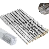 BOSCH Steinbohrer, Steinbohrer-SET BOSCH SDS-Plus 5/6/8/10/12x100 Plus