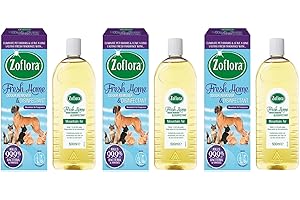 3 x ZOFLORA 500ML Fresh Home Odour Remover and Disinfectant Pets Home Kennels for Homes with Pets