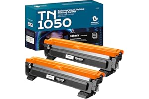 belietop TN-1050 Cartouche de Toner pour Brother TN1050 pour Imprimante DCP-1612W HL-1110 HL-1210W HL-1212W DCP-1510 DCP-1512 DCP-1610 DCP-1610W MFC-1810 MFC-1910W (2 Noir)