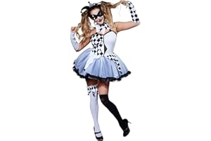 Rubie's Official Jesterella Halloween Circus Costume, Women's Fancy Dress