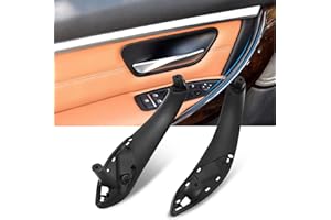 Sucxyor 2PCS Compatibile con Maniglia Porta Interna BMW Serie 3 F30 F31 F34 F80 Maniglie Interne Sinistra+Maniglia Della Porta Destra per Serie 4 F32 F33 F36 F82 F83 (Nero)