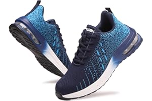 ZVC Sicherheitsschuhe Herren Damen Leicht Arbeitsschuhe Herren Sportlich Atmungsaktiv Stahlkappenschuhe Luftkissen rutschfest Schutzschuhe