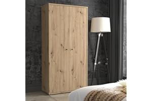 möbelando Schrank Beistellschrank Aktenschrank Standschrank Holzschrank Tembi I Artisan Eiche