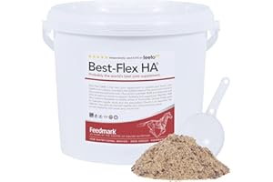Feedmark BEST-FLEX HA | Probably the World’s Best Horse Joint Supplement | Support Horse Joint Health & Mobility | 30 Days Supply | 3.2kg | 100% British Made | UFAS & BETA NOPS Accredited