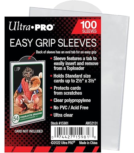 Ultra-Pro Toploader Super Spessi 7,6 X 10,2 Cm, 10 Pezzi, Colore Crema, Per Carte Da Collezione