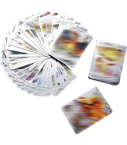 XUZOPIM 55 Pokémon Karten Set - Silber Vstar Vmax Goldfolien In Englisch